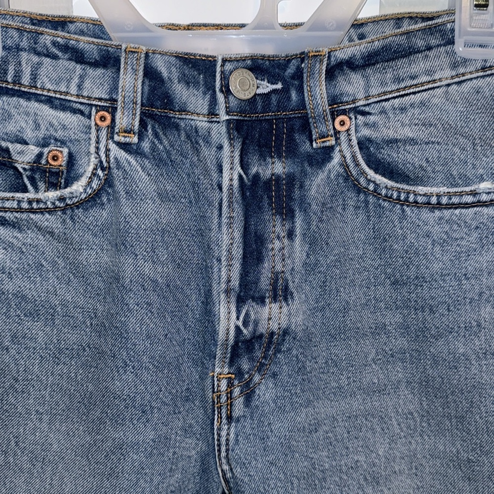 Stockholm Atelier & Other Stories Women’s High Waisted Raw Hem Size 26 - Picture 3 of 9